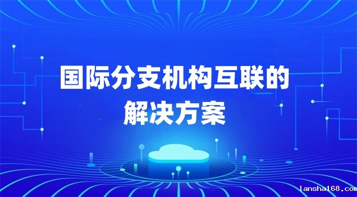 国际分支机构互联的解决方案