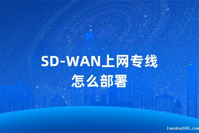 SD-WAN上网专线怎么部署 SD-WAN上网专线怎么部署