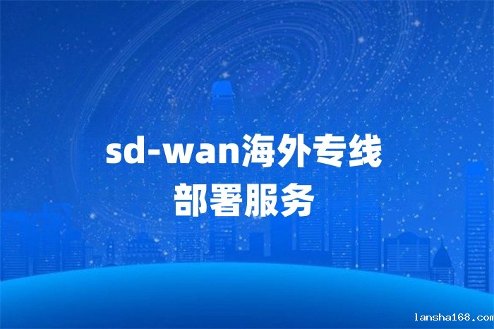 sd-wan海外专线部署服务