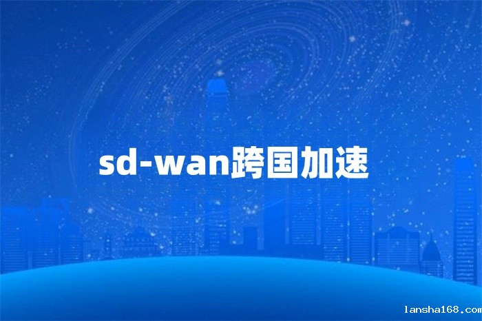 sd-wan跨国加速