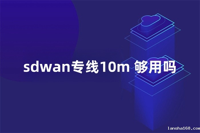 sdwan专线10m 够用吗 sdwan专线10m 够用吗