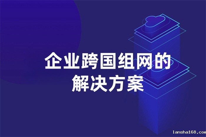 企业跨国组网的解决方案