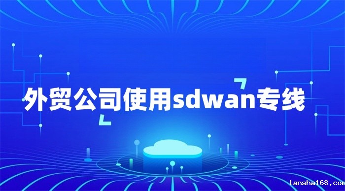 外贸公司使用sdwan专线