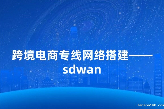 跨境电商专线网络搭建——sdwan 跨境电商专线网络搭建——sdwan